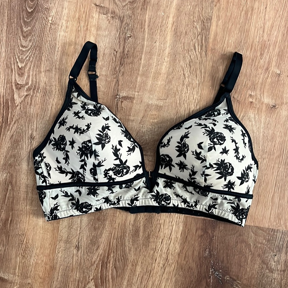 Floral lingerie bralette